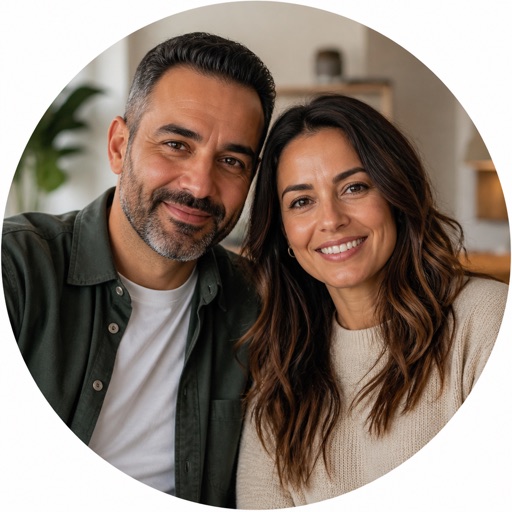 Portrait de Karim et Léa